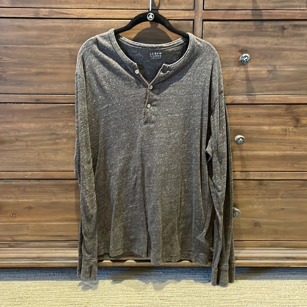 Men’s J.Crew Long sleeve Cotton Henley